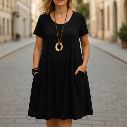 Sophie – Abito Elegante con Copertura Discreta del Ventre