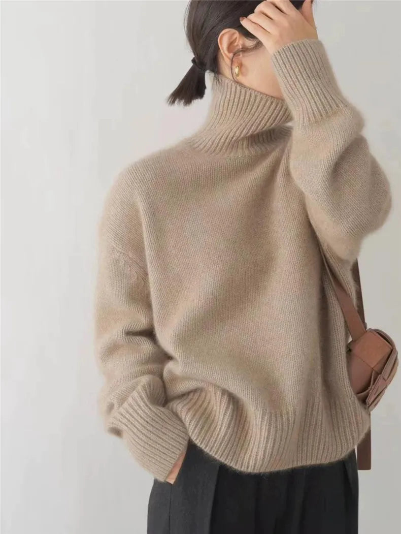 Maglione Linea Dolcevita in Cashmere